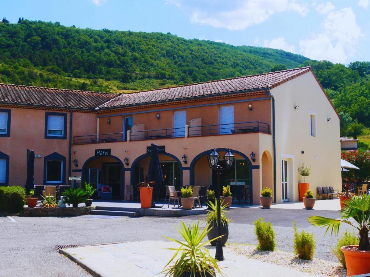 Hotel Restaurant Les Chataigniers Privas Exterior foto